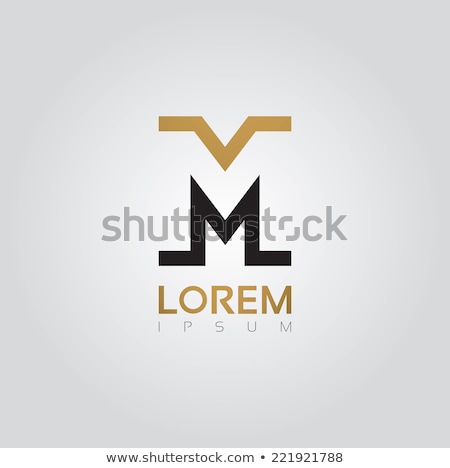 Stok fotoğraf: Golden Font Letter M 3d