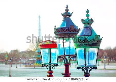 Stock photo: Lamp Posts At Place De La Concorde In Paris