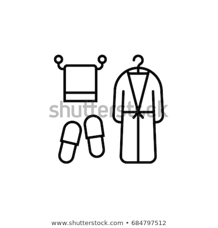 ストックフォト: Spa Bathrobe Icon