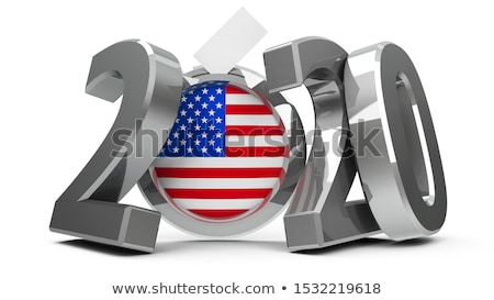 Foto stock: American Presidential Elections Of 2020 Isolated 3d Illustratio