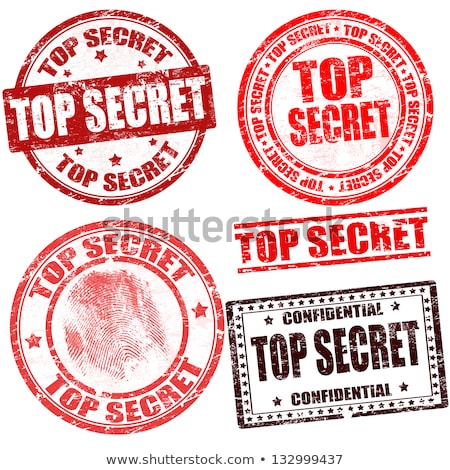 Foto stock: Top Secret Stamp Collection