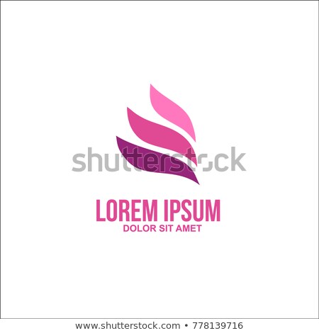 Foto stock: Lotus In Different Colors  Logo For Business