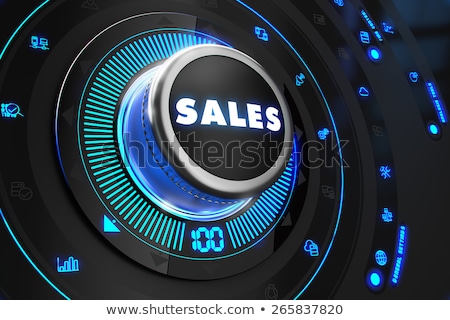 Stockfoto: Income Controller On Black Control Console