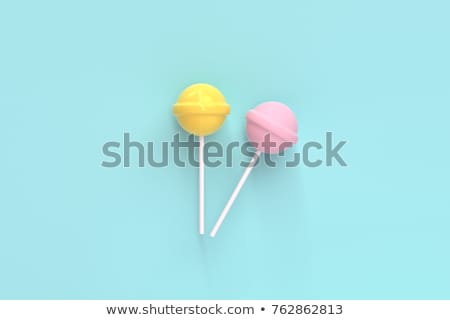 Stok fotoğraf: Colorful Candies And Lollipops