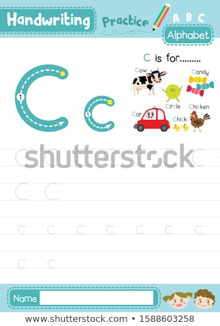 [[stock_photo]]: Flashcard Letter C Is For Chick