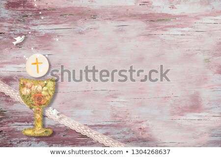 Stock photo: First Communion Girl Photo Frame