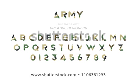 ストックフォト: Modern Armed Forces Types Flat Vector Concept