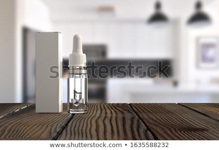 ストックフォト: Bottle With Pipette On The Table 3d Rendering