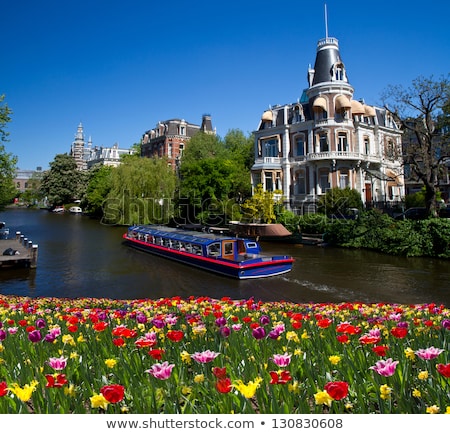 Stock foto: One Of Canals In Amsterdam