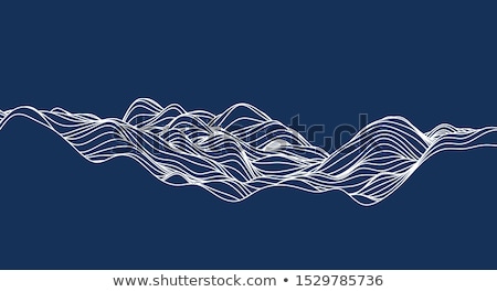 Foto stock: Minimal Contour Lines Wave Background