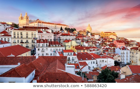 Stock fotó: Lisbon Cityscape - Old Town View City Panorama With Landmarks O