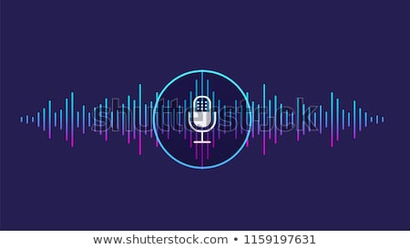 Stock foto: Home Voice Control Icon Vector Illustration