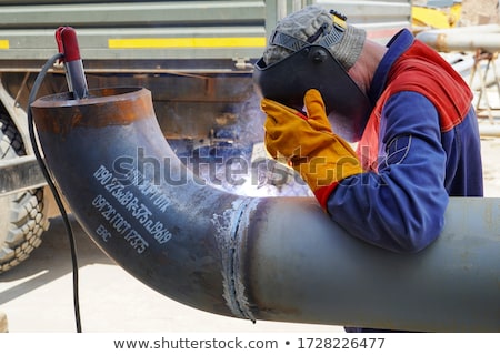 Stock photo: Welder At Work