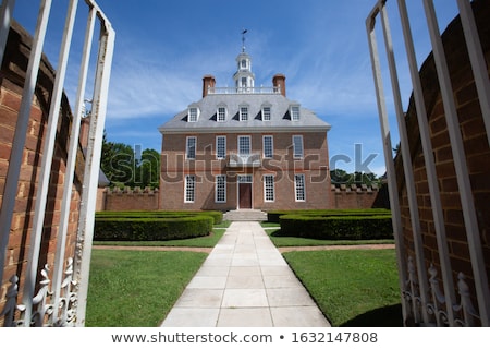 Сток-фото: Entrance To Governors Palace In Williamsburg