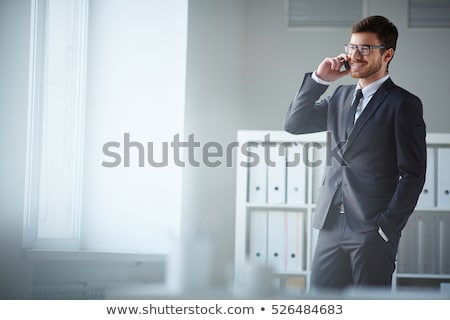 Happy Businessman On Phone Stock photo © Pressmaster