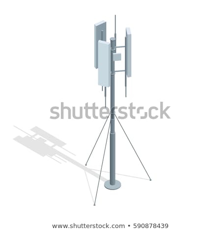 Stock fotó: Mobile Phone Communication Repeater Antenna Tower