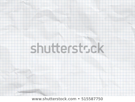 Foto stock: Old Crumpled Checkered Paper