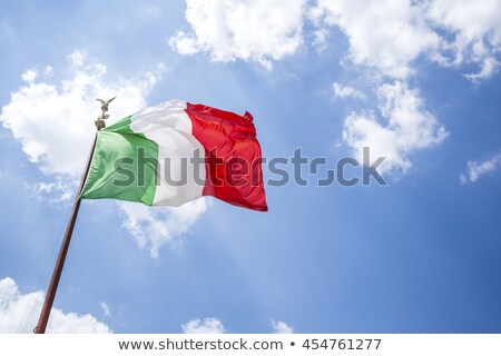 Foto d'archivio: Italian Flag With Light Rays