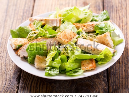 Stock photo: Chicken Caesar Salad