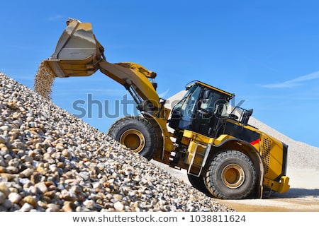 Zdjęcia stock: Wheel Loader At Sandpit