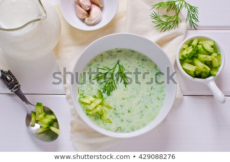 Stock fotó: Soup Of Cucumber