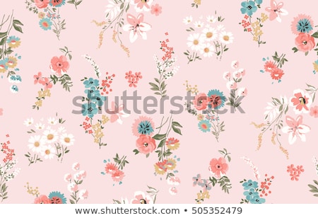 Foto stock: Vector Seamless Floral Pattern