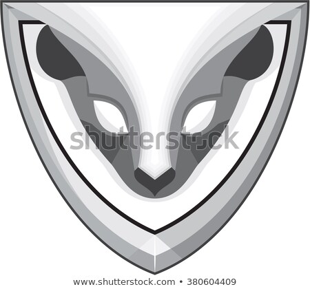 ストックフォト: Skunk Head Front Shield Retro