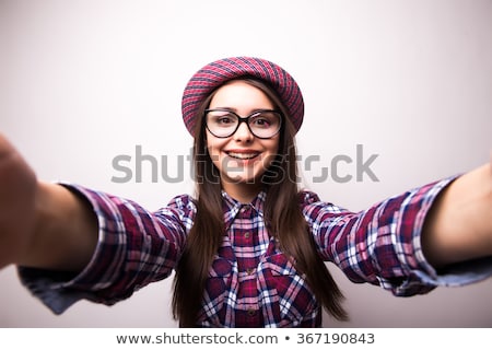 [[stock_photo]]: Two Cheerful Women Making Selfie Photo