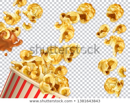 Stockfoto: Caramel Corn Illustration