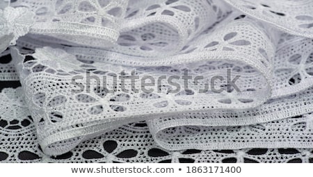 Stock foto: A White Linen Garter