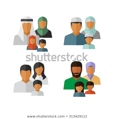 [[stock_photo]]: Vector Middle Eastern People Icons Avatar