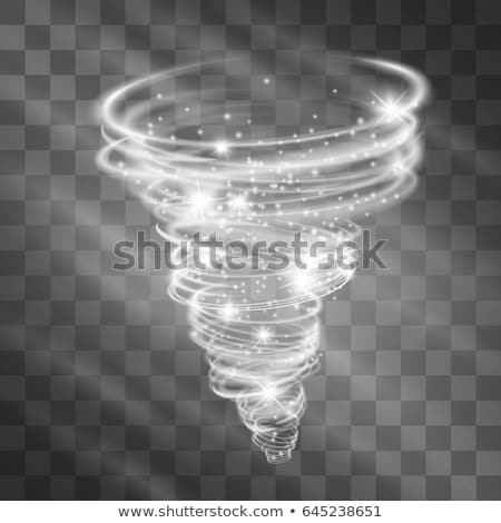 Сток-фото: A Cyclone On Transparent Background