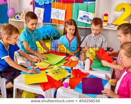 Stock fotó: Pre School Children On The School Playground