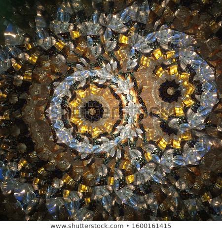 Stock photo: Gemstone Or Diamond Texture Closeup And Kaleidoscope