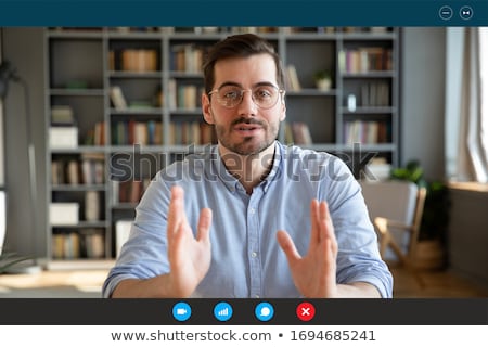 [[stock_photo]]: Online Video Conference Interview Call