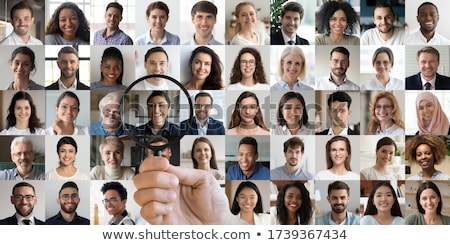 Stock photo: Magnifying Glass - Jobs