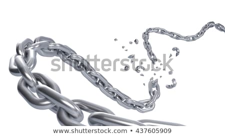 Foto stock: 3d Chain Breaking