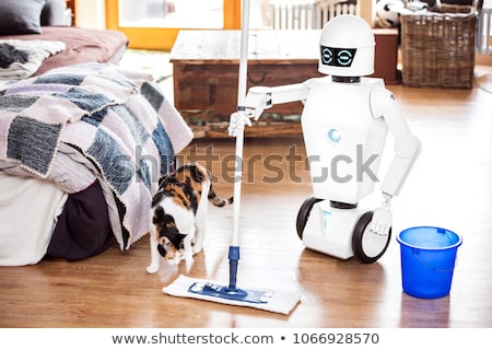 Stock fotó: Cleaning Robot