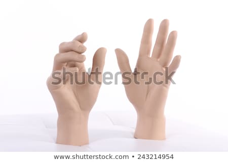 Сток-фото: Doll Hands Weathered Plastic Mannequin