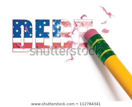 Zdjęcia stock: Erasing United States Debt