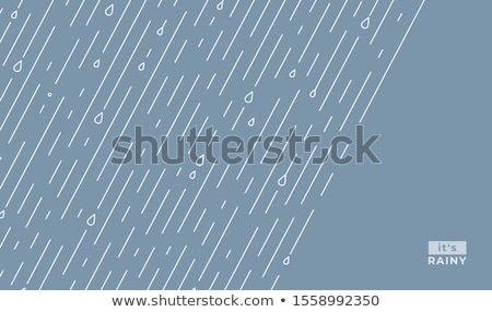 Zdjęcia stock: Simple Blue Raindrop Pattern