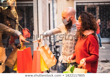 Foto stock: Christmas Shopping