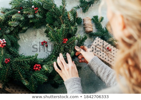 Foto stock: Advent Wreath