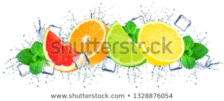 Сток-фото: Citrus Fruits In Water