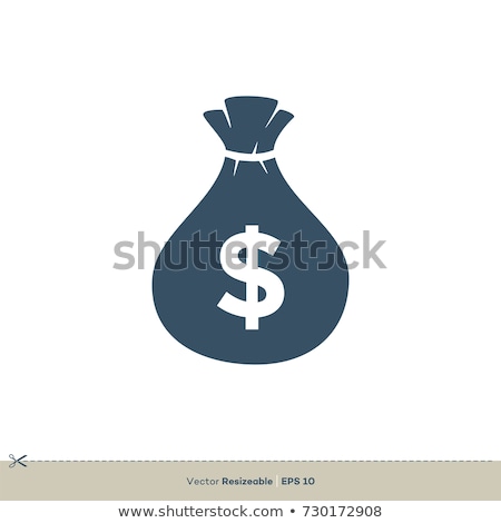 Сток-фото: Currency Sign Blue Vector Icon Design
