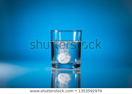 Stock photo: Effervescent Tablet Dissolbving