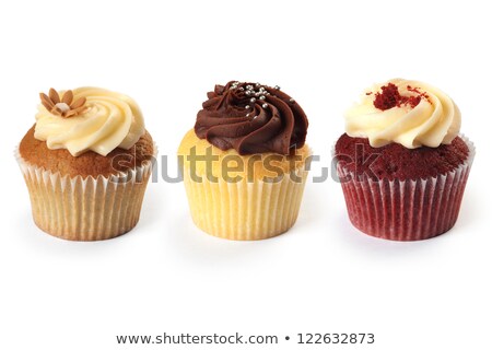 Foto stock: Different Flavor Of Cupcakes