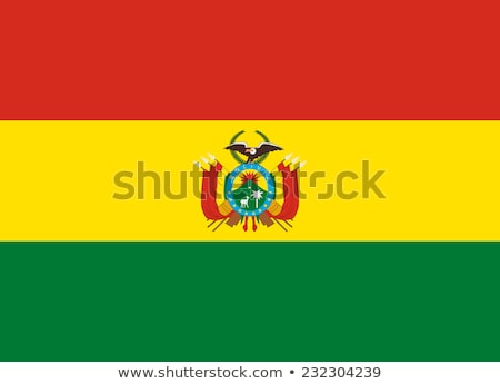 Bolivia Flag Vector Illustration Stock foto © noche