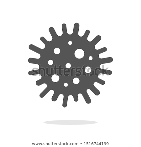 Stock fotó: Laboratory Microscopic Bacterium Vector Sign Icon