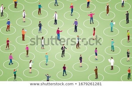 Stock photo: Social Distancing Society